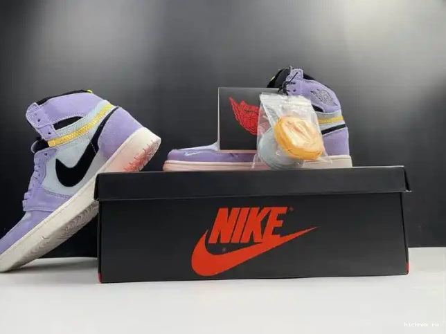 Rep Kickmax Pulse Switch CW6576-500 Purple High Jordan 1 0429